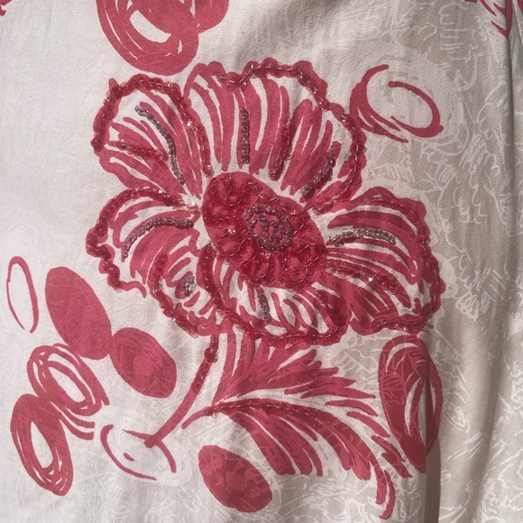 🌺 Vintage Hawaiian Hibiscus Hula Dress S - Picture 3 of 10